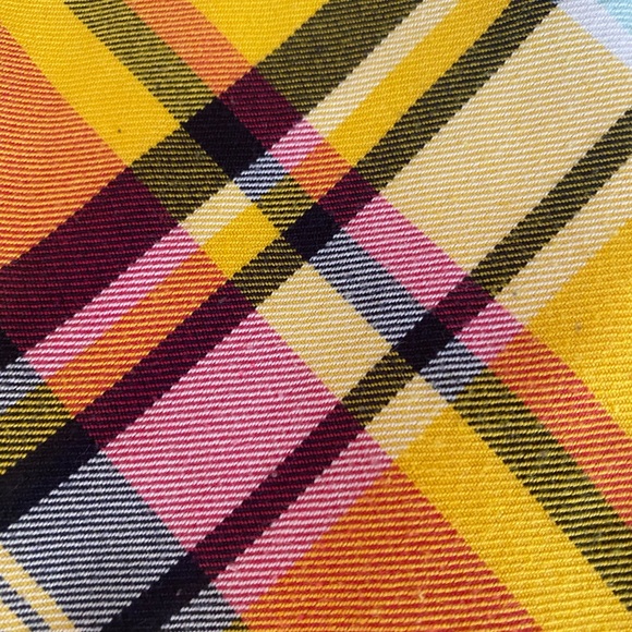 Sz 4T Yellow Plaid Jumper Vintage - Picture 3 of 3